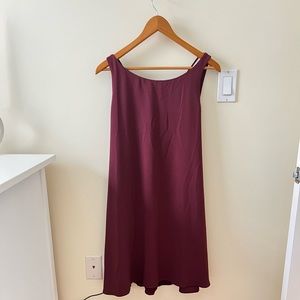Maroon dress size large NWT